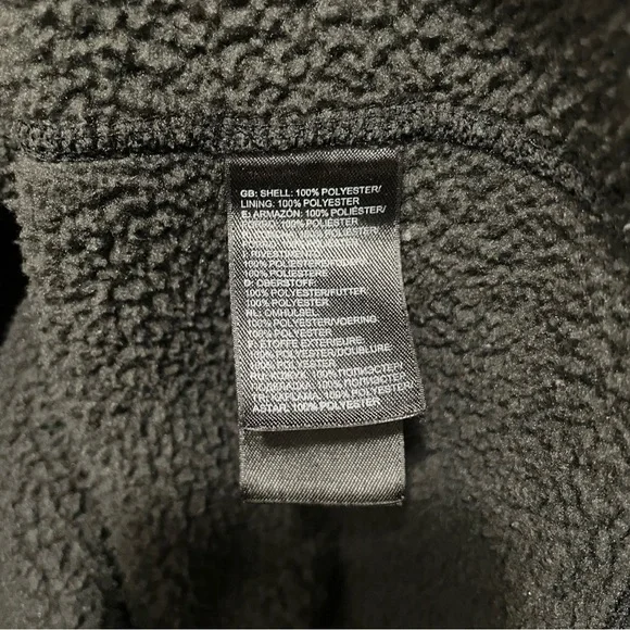 The North Face Men’s Large Gray 1/4 Zip Sweater Fleece Casual Activewear - Picture 4 of 7